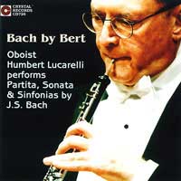 【輸入CD】オーボエによるバッハ作品集／Bach by Bert／ハンバート・ルカレッリ【オーボエ】