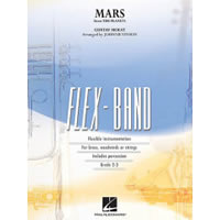 5パート+打楽器：火星（組曲「惑星」より）（フレックス・バンド・シリーズ）／グスタヴ・ホルスト（ジョニー・ヴィンソン）【フレキシブルアンサンブル輸入楽譜】