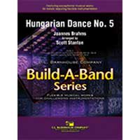4パート+打楽器：ハンガリー舞曲第5番／ヨハネス・ブラームス（スコット・スタントン）【フレキシブルアンサンブル輸入楽譜】