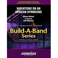 5パート+打楽器:アフリカの賛歌による変奏曲/クインシー・ヒリアード(ジミ・ベルジュロン)【フレキシブルアンサンブル輸入楽譜】