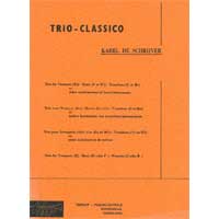 金管3重奏：トリオ・クラシコ／カレル・デ・スライヴァー【アンサンブル輸入楽譜】