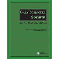 クラリネット・デュオ&ピアノ:ソナタ クラリネット・デュオとピアノのための/ゲイリー・ショッカー【デュオ輸入楽譜】