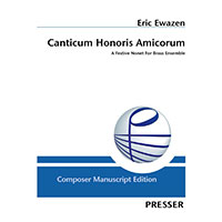 金管9重奏：Canticum Honoris Amicorum（友情の歌）／エリック・イウェイゼン【アンサンブル輸入楽譜】