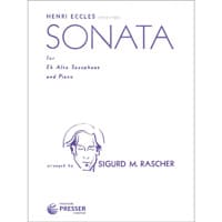 アルト・サクソフォーン＆ピアノ：ソナタ Op.19／ヘンリー・エックレス（編集：シーグルト・ラッシャー）【ソロ輸入楽譜】