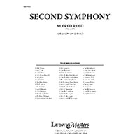 交響曲第2番(スコアのみ)/アルフレッド・リード【吹奏楽輸入楽譜】