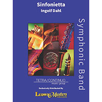 シンフォニエッタ(スコアのみ)/インゴルフ・ダール【吹奏楽輸入楽譜】