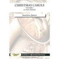 サクソフォーン4重奏：クリスマスキャロルズ Vol.2／伝承曲（ハリー・リチャーズ）【アンサンブル輸入楽譜】