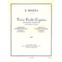 トロンボーン教則:13の極めて難しいエチュード・カプリス(13のカプリッチョ練習曲)/ウジェーヌ・ボザ【教則輸入楽譜】