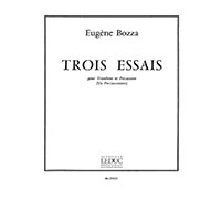トロンボーン&パーカッション:3つのエッセイ(スコアのみ)/ウジェーヌ・ボザ【デュオ輸入楽譜】