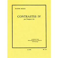 トランペット、ホルン・デュオ:コントラスト Ⅳ/ウジェーヌ・ボザ【デュオ輸入楽譜】