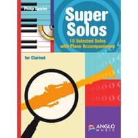 無伴奏クラリネット：スーパー・ソロ：ピアノ伴奏付きの段階的な10の小品／フィリップ・スパーク【ソロ輸入楽譜】