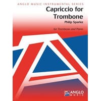 トロンボーン＆ピアノ：トロンボーンのためのカプリッチョ（ピアノ伴奏版）／フィリップ・スパーク【ソロ輸入楽譜】