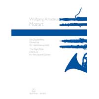 木管5重奏：「魔笛」序曲（パート譜のみ）／ヴォルフガング・アマデウス・モーツァルト（ヨアヒム・リンケルマン）【アンサンブル輸入楽譜】