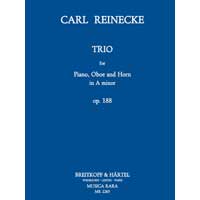 混合三重奏：トリオ イ短調 op.188／カール・ライネッケ（編曲：Reprint Leipzig）【アンサンブル輸入楽譜】