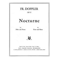 フルート&ピアノ:ノクチュルヌ Op.17/フランツ・ドップラー【ソロ輸入楽譜】