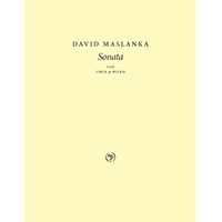 オーボエ(orソプラノ・サクソフォーン)&ピアノ:オーボエ・ソナタ(スコアのみ)/デイヴィッド・マスランカ【ソロ輸入楽譜】