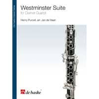 クラリネット4重奏：ウェストミンスター組曲／ヘンリー・パーセル（ヤン・デハーン）【アンサンブル輸入楽譜】