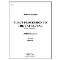金管4重奏：エルザの大聖堂への行列／リヒャルト・ワーグナー（ジャック・ゲール）【アンサンブル輸入楽譜】