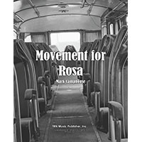 ローザのための楽章(スコアのみ)/マーク・キャンプハウス【吹奏楽輸入楽譜】