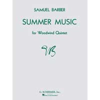 木管5重奏：夏の音楽 Op.31／サミュエル・バーバー【アンサンブル輸入楽譜】