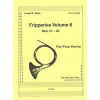 ホルン4重奏：四重奏のためのフリッパリーズ 第6巻：第21番-第24番／ローウェル・ショー【アンサンブル輸入楽譜】