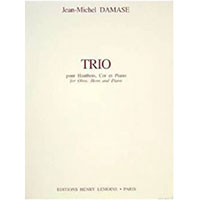 オーボエ、ホルン&ピアノ:トリオ(オーボエ、ホルンとピアノのための三重奏曲)/ジャン=ミシェル・ダマーズ【デュオ輸入楽譜】