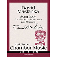 アルト・サクソフォーン&マリンバ・デュオ:ソング・ブック(パート譜のみ)/デイヴィッド・マスランカ【デュオ輸入楽譜】