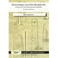 金管4重奏：メンデルスゾーンの贈り物／フェリックス・メンデルスゾーン（ピーター・クルウェン）【アンサンブル輸入楽譜】