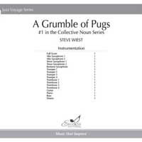 A Grumble of Pugs （スコアのみ）／スティーブ・ウィースト【ジャズ輸入楽譜】