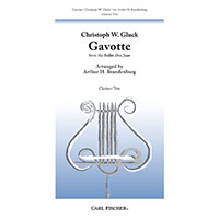 クラリネット3重奏:バレエ音楽「ドン・ファン」よりガヴォット/クリストフ・ヴィリバルト・グルック(アーサー・ブランデンブルク)【アンサンブル輸入楽譜】