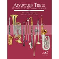 フルート三重奏：Adaptable Trios for Flute／マシュー・R・パトナム、タイラー・アルカリ【アンサンブル輸入楽譜】