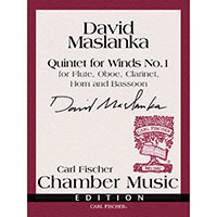 木管5重奏:木管五重奏曲第1番/デイヴィッド・マスランカ【アンサンブル輸入楽譜】