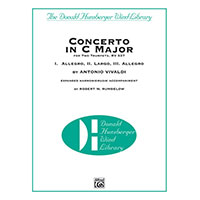 2本のトランペットのための協奏曲 ハ長調／アントニオ・ヴィヴァルディ(ロバート・W・ランベロフ)【吹奏楽輸入楽譜】