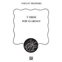 クラリネット3重奏：三重奏のための9つの小品（パート譜のみ）／ヴァーツラフ・ネリベル【アンサンブル輸入楽譜】