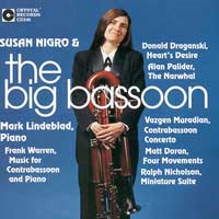 【輸入CD】ｻﾞ・ﾋﾞｯｸﾞ・ﾊﾞｽｰﾝ1/The Big Bassoon/ｽｰｻﾞﾝ・ﾆｸﾞﾛ【ｺﾝﾄﾗ・ﾌｧｺﾞｯﾄ】