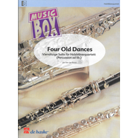 フレキシブル木管4重奏：4つの古い舞曲／ヤン・ヴァンデルロースト【フレキシブルアンサンブル輸入楽譜】