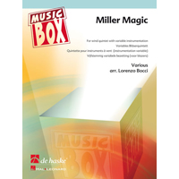 フレキシブル5重奏：ミラー・マジック（グレン・ミラー・メドレー）／グレン・ミラー(ロレンツォ・ボッチ)【フレキシブル輸入楽譜】