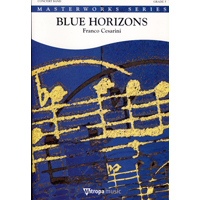青い水平線（ブルー・ホライズン）（スコアのみ）／フランコ・チェザリーニ【吹奏楽輸入楽譜】