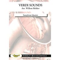 サクソフォーン4重奏：ヴェルディ・サウンド／ジュゼッペ・ヴェルディ(ウィレム・ヘッカー)【アンサンブル輸入楽譜】