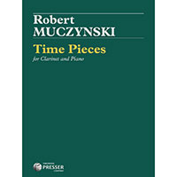 クラリネット＆ピアノ：時のかけら・Op.43／ロバート・ムチンスキー【ソロ輸入楽譜】