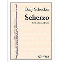 フルート＆ピアノ：スケルツォ　フルートとピアノのための／ゲイリー・ショッカー【ソロ輸入楽譜】