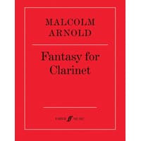無伴奏クラリネット：クラリネットのための幻想曲（ファンタジー）／マルコム・アーノルド【ソロ輸入楽譜】
