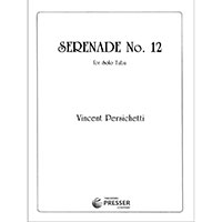 無伴奏テューバ：セレナーデ No.12 Op.88／ヴィンセント・パーシケッティ【ソロ輸入楽譜】