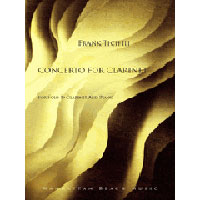 クラリネット＆ピアノ：クラリネット協奏曲【ピアノ･リダクション版】／フランク・ティケリ【ソロ輸入楽譜】