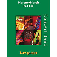 マーキュリー・マーチ／カール・キング(ジーン・ミルフォード)【吹奏楽輸入楽譜】
