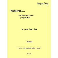 アルト・サクソフォーン＆ピアノ：小さな白いろば 「物語」第2曲より（サックス版・スコアのみ）／ジャック・イベール【ソロ輸入楽譜】