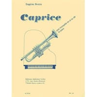 トランペット＆ピアノ：カプリス Op. 47／ウジェーヌ・ボザ【ソロ輸入楽譜】