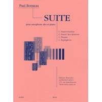 アルト・サクソフォーン＆ピアノ：サクソフォーンとピアノのための組曲／ポール・ボノー【ソロ輸入楽譜】