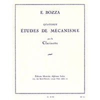 クラリネット教則：14のメカニズムの練習曲／ウジェーヌ・ボザ【教則輸入楽譜】