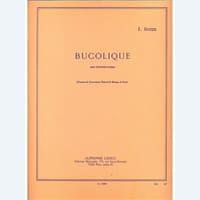 クラリネット＆ピアノ：ブコリク（牧歌）／ウジェーヌ・ボザ【ソロ輸入楽譜】